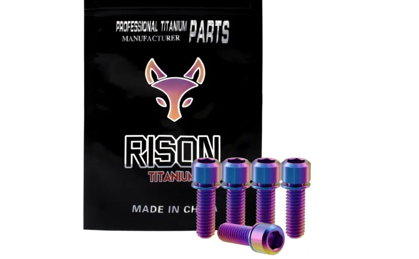 Rison Titanium Bolts Application on Bicycles