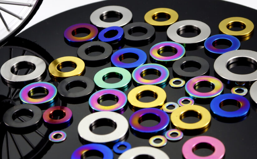 Rison Titanium Washers Applications in Motorcycle