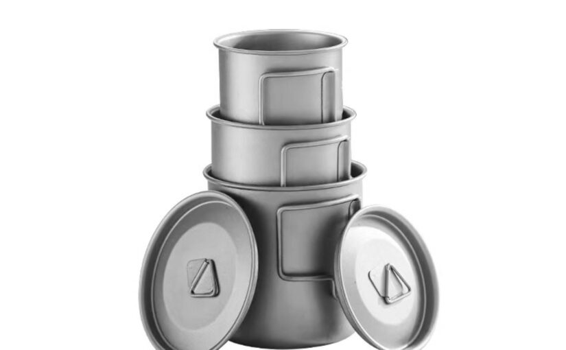 Pure Titanium Cooking Pot Mug Cup