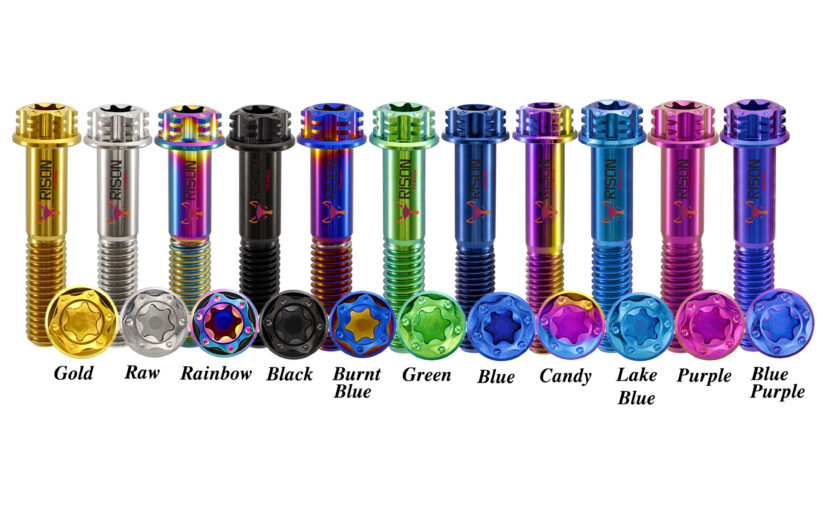 Rison Titanium Bolts: Anodizing Color Principle